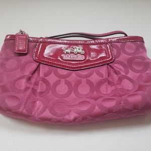 Coach Hot Pink Wristlet